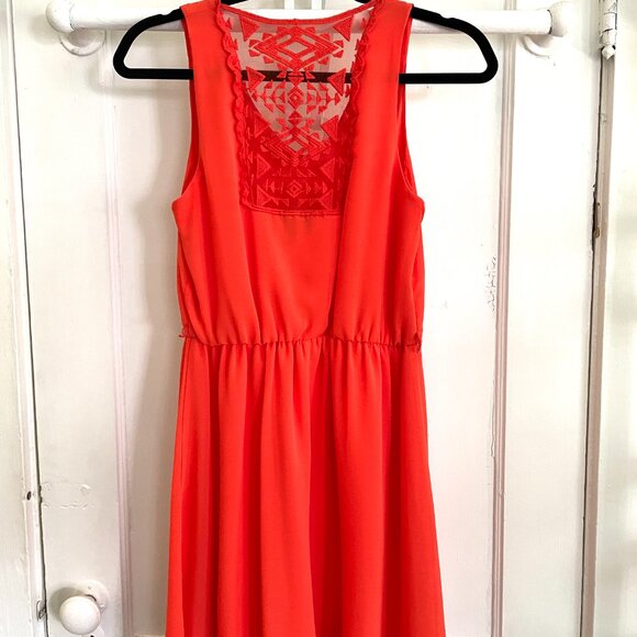 By & By Orange Dress | Size Small - Picture 2 of 4